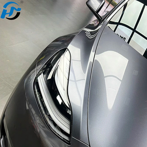 Vinilo para Rotulación de Vehículos PET TPU Fundido HD Gris Grafito Metálico, 1.52X18M/5X60FT, Un Rollo Completo, Pegatinas para Coche, Venta al por Mayor de Fábrica de Foshan - Product Image 2