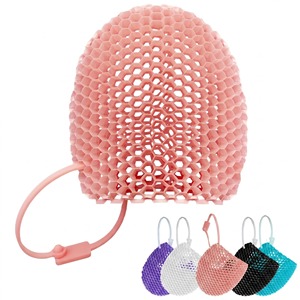 Guantes Exfoliantes de Panal de Abeja para Ducha, Guante de Baño Limpiador Corporal Transpirable e Inodoro, Herramienta para el Cuidado de la Piel, Multicolor - Product Image 1
