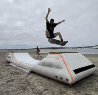 Rampes de skate gonflables hermétiques personnalisées, pour skate, skateboard à air scellé, MINI rampe combinée, site de skateboard en PVC, terrain d'entraînement