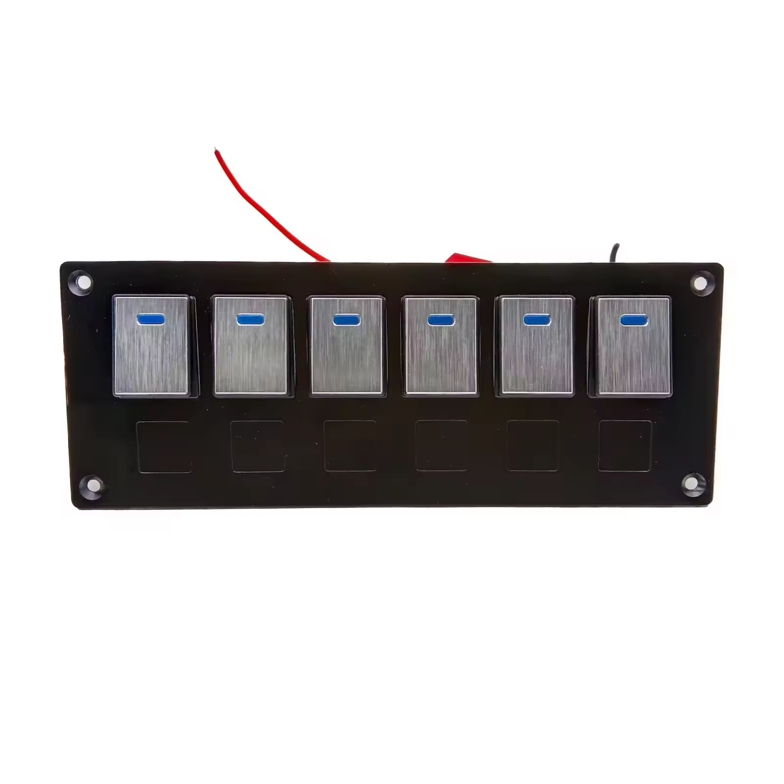 Pannello Interruttori 12v Interruttore Switch A Levetta ON-OFF-ON DPDT In Metallo 12V 125V Per Auto Barca Preso Da Corrente 12V
