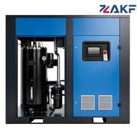 Compresseur d'air rotatif industriel ZAKF 75KW 100HP IP55 à vitesse fixe, compresseur à économie d'énergie pour la fabrication en usine