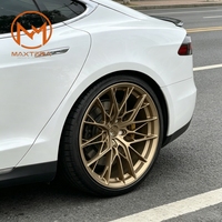 Jantes de voiture de tourisme Maxtera en bronze forgé sur mesure, style FF10, pour BMW, Audi, Mercedes-Benz, Porsche, Tesla, Range Rover, Lexus, jantes en alliage