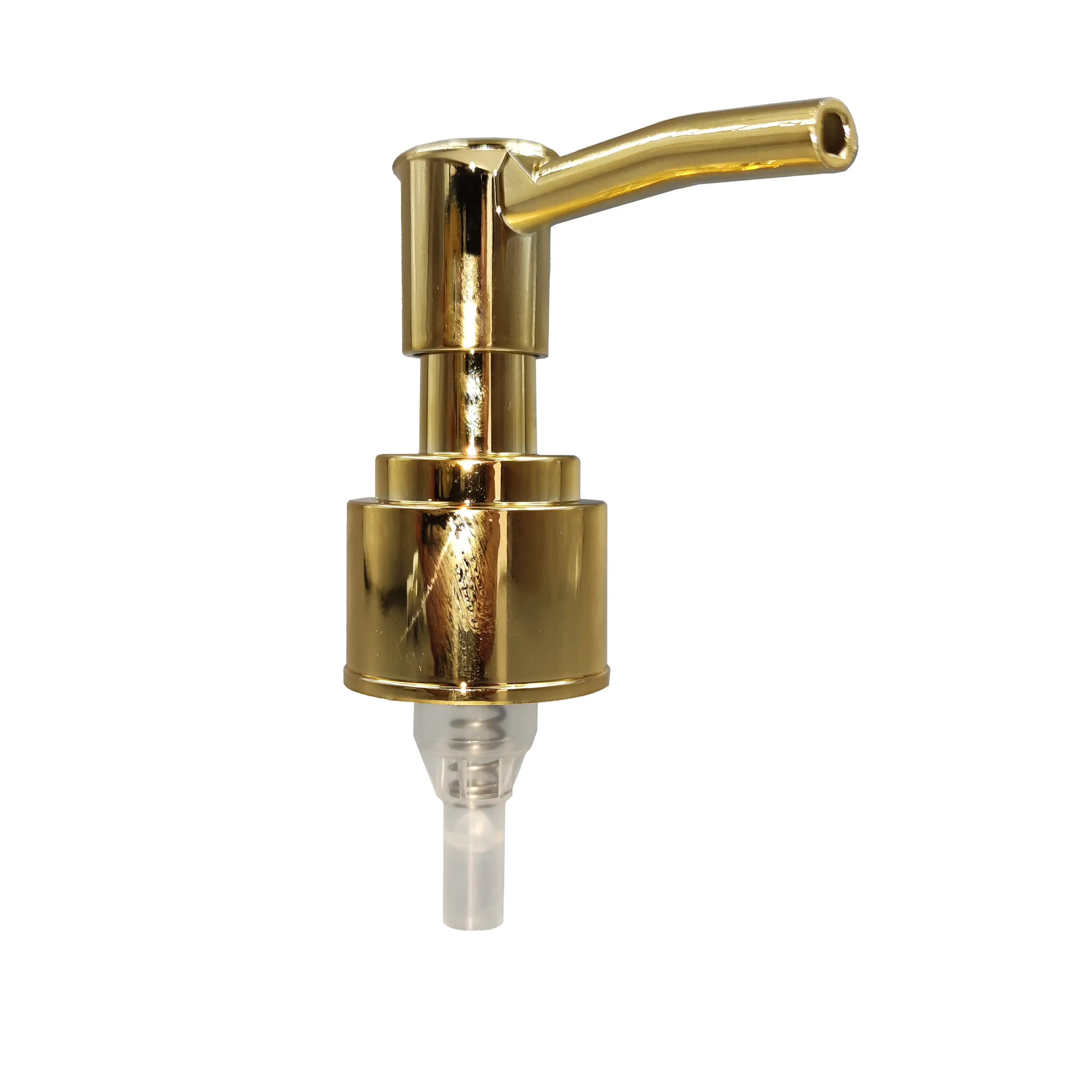 Pompe à lotion métallique en acier inoxydable 24/410, clip de verrouillage, peut être personnalisé, pompe à savon liquide, 24 410