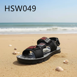 LXG, Sandales d'été classiques pour hommes à bout ouvert, pour la plage et la salle de bain, sans accumulation d'eau, grandes tailles, HSW044 - Product Image 3