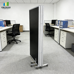 ฉากกั้นความเป็นส่วนตัวแบบเคลื่อนย้ายได้ EBUNGE พร้อมล้อเลื่อน |   ฉากกั้นพับได้อิสระสำหรับการแบ่งพื้นที่แบบยืดหยุ่น - Product Image 3