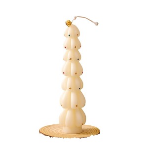 Vela Aromática Hecha a Mano con Forma de Árbol de Navidad, Decoración Festiva, Adorno Ideal para Regalo Navideño - Product Image 5