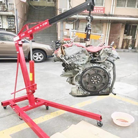 Promotion : Grue de levage pliante manuelle hydraulique pour atelier, capacité 2 tonnes et 3 tonnes, 2000 kg, fabrication chinoise