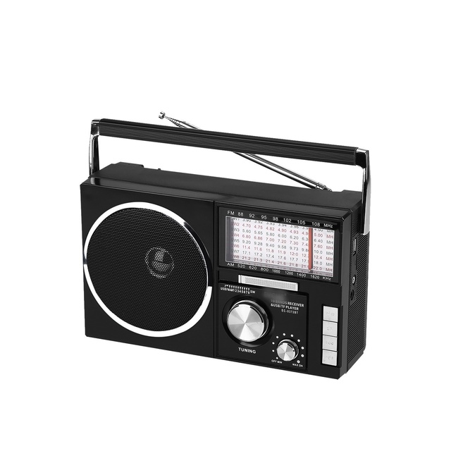 Multifunction Retro FM/AM/SW BT USB/TF Radio AUX Port Stereo Built-in Speaker Broadcast Digital Radio