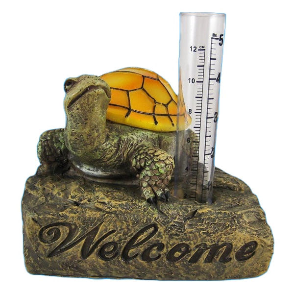 Янтарная черепаха, приветственная статуя, солнечный свет, датчик дождя