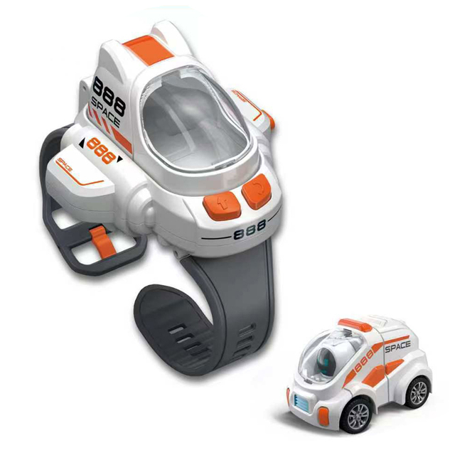 2.4G Space Watch RC Car Mini Remote Control Watch Vehicle Interactive Educational Toy Gift for Kids 6+