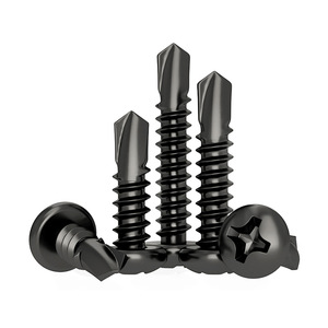 สกรูเจาะยึดหัวแฉก Jin Chao Black 410 สแตนเลสสตีล ขนาด M4.2 M4.8 เมตริก สำหรับแผ่นโลหะ - Product Image 2