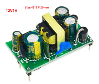 12W 24W AC 100-240V à DC 5V 12V 0.3A 0.4A 0.5A 24V 0.8A 1A 1.5A 2A SMPS Carte de module de convertisseur de puissance 5v 3a avec en-tête de broche