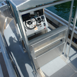 2023 Maßgefertigtes 21-Fuß Geschweißtes Aluminium-Landungsboot mit Mittelkonsole und Hardtop zum Verkauf - Product Image 5