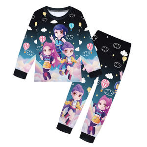 Nuevo Conjunto de Pijama Informal de Verano con Estampado de Anime de K-POP Witch Hunt Team, Transpirable y Suave - Product Image 5