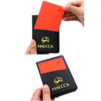 Portefeuille pour sifflet de football, sac d'arbitre en PVC durable et pliable, cartes, pièces de monnaie, kit professionnel de football, drapeau, ballon, manomètre de pression, équipement sportif