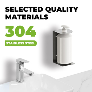 ที่วางขวดสบู่ติดผนังขนาด 500 มล. คอขวดขนาด 28 มม. สำหรับห้องน้ำโรงแรม - Product Image 4