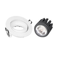 Support de fixation moderne pour spot encastré de plafond, cadre de 90 mm pour ampoules MR16 GU10, 220V AC