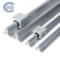Prix usine OEM SBR TBR30 UU 500mm 1800mm CNC Machine Support rond arbre de guidage linéaire 30mm bride ouverte roulement à billes curseur