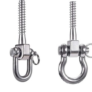 Ganchos de Acero Inoxidable 304 Grado 8 con Perno Hexagonal para Colgar Hamacas en Exteriores, Tornillos para Muebles con Rosca Derecha - Product Image 1