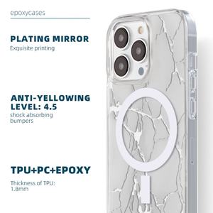 Funda de Teléfono Celular de Resina Espejo Dura, Moderna, Personalizada, Ecológica y Elegante para iPhone 15 14 Pro Max - Product Image 5