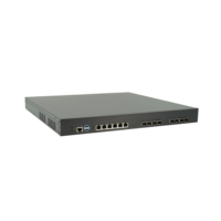 Модуль сетевого оборудования для обеспечения безопасности 1U LGA1700 с 6 портами LAN 2.5G, 8 портами XL710 10G SFP+, поддержкой IDS, IPS, SD-WAN и двустороннего байпаса
