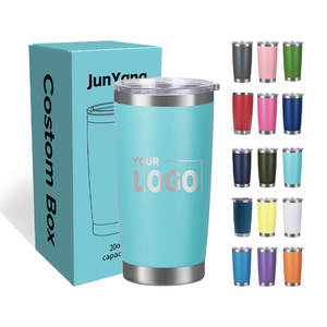 แก้วกาแฟแบบมีหูจับ ขนาด 30 ออนซ์ 20 ออนซ์ ผนังสองชั้น เก็บอุณหภูมิได้ทั้งร้อนและเย็น พร้อมฝาและหลอด  รับทำโลโก้ตามสั่ง - Product Image 1