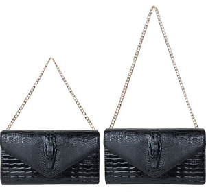 Nouveau Portefeuille de Luxe Designer en Cuir PU Motif Crocodile Porte-cartes Porte-monnaie Simple Sac Téléphone Sac à Main Femme Mode - Product Image 4