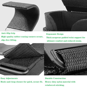 Hot Bán Tùy Chỉnh Neoprene Phòng Tập Thể Dục Trọng Lượng Nâng Nắm Bền Deadlift Dây Đeo Cho Tập Thể Dục Unisex Tập Thể Dục Phụ Kiện - Product Image 6