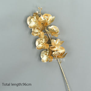 All'ingrosso decorazione di nozze <span class=keywords><strong>d</strong></span>'<span class=keywords><strong>oro</strong></span> fiori artificiali gambo lungo foglia <span class=keywords><strong>d</strong></span>'acero ramo di fiori pendenti per san valentino <span class=keywords><strong>oro</strong></span> - Product Image 3
