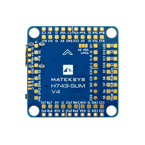 Genuine Matek MatekSys H743-SLIM-V4 FC 20mm Mount 2-6S LiPo Input Flight Controller For FPV RC Multicopter <b>Drone</b> <b>Accessories</b> - Product Image 2