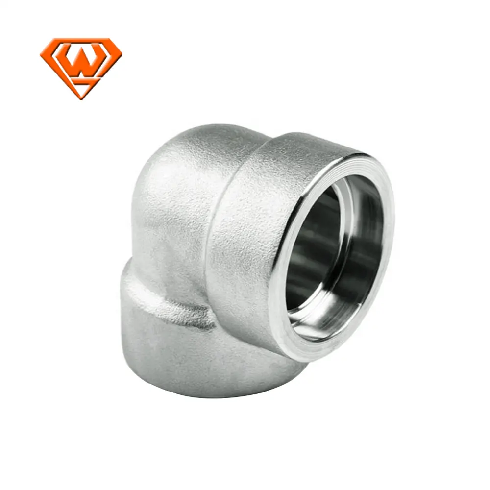 Gran descuento 90 Codo Socket Soldadura Alta presión Inoxidable Alta Psi Accesorios