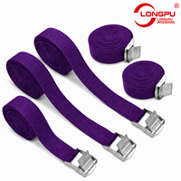 Sangle d'arrimage à cliquet de 1000 kg avec crochets doubles en acier, sangle de fixation robuste pour le contrôle du fret