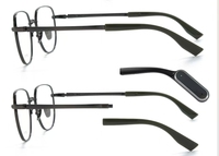 Gafas de Audio Inteligentes Magnéticas Modulares con Control Táctil, Patillas Reemplazables, Traducción en Tiempo Real, Reproductor de Música y Llamadas Telefónicas