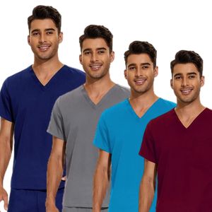 Uniforme de exfoliación para el cuidado de mascotas, salud y belleza ambiental, uniforme de <span class=keywords><strong>exfoliante</strong></span> de tela suave, uniforme de enfermera suelto ordinario - Product Image 1