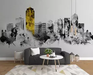 Papel de parede personalizável de impressão, textura personalizada à prova d' água mais de 20 desenhos em branco fosco papel de parede impressível decoração de casa