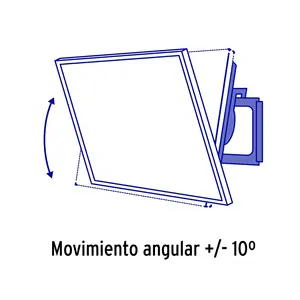 Support mural fixe en acier VOLTECK pour écrans de 26 à 65 pouces, support mural robuste avec mouvement angulaire, compatible avec la norme VESA - Product Image 3