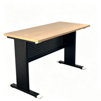 Table de bureau moderne de luxe avec plateau MFC, bureau de conférence, table de réception exécutive pour la maison, ensemble de mobilier commercial