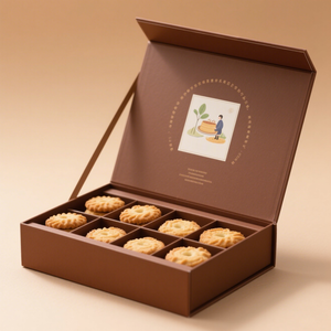 Caja de Embalaje Personalizada para Comida Rápida para Llevar, para <span class=keywords><strong>Pizza</strong></span>, Hamburguesas y Sándwiches, con Logotipo y Separador para Mayor Comodidad en el Empaque - Product Image 1