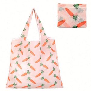 Bolsa de Compras de Poliéster de Nuevo Estilo, Bolsa Ecológica, Bolsa de Mano de Gran Capacidad para Uso Doméstico - Product Image 3