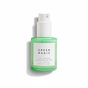 Vegan Calming Sensitive Skin Green Magic Anti Acne Redness Reducing Face Serum with Cica Ceramide <b>Moisturizing</b> Whitening Serum - Product Image 1