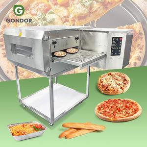 Horno de Pizza Comercial de Acero de Alta Temperatura a Gas con Banda Transportadora Impinger de Doble Plataforma - Product Image 1