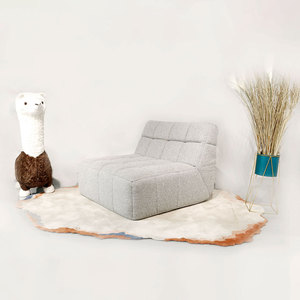Ensemble de canapés meubles chaise de salon tissu de laine luxe design unique compresse canapé chaises longues <span class=keywords><strong>fauteuil</strong></span> de repos - Product Image 4
