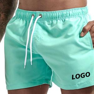 Shorts de Baño de Pierna Alta para Hombre con Logotipo Personalizado, Secado Rápido, Ecológicos, Spandex/Poliéster, 1 Pieza - Product Image 1