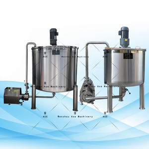 ถังผสมอิมัลซิไฟเออร์ครีม1000L พร้อมยกไฮดรอลิก - Product Image 1