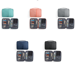 Tendencia 2021 Venta caliente Oxford bolso organizador Cartera de viaje, pasaporte, pasaporte titular para <span class=keywords><strong>viajes</strong></span> de negocios - Product Image 5