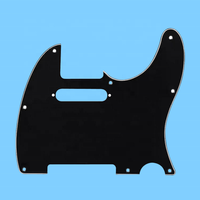 Left Handed Telecaster Electric Guitar Pickguard Aluminum Alloy with Stringed Instruments Parts & Accessories