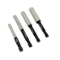 Foret diamanté brasé sous vide pour carrelage céramique, 6 mm, 8 mm, 10 mm, 12 mm, pour carrelage en marbre, perçage humide ou sec