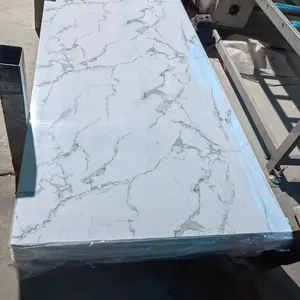 4x8ft PVC UV Wall Panel Marble Alternative with 2mm/3mm Thickness Waterproof and Printable Available for Cutting