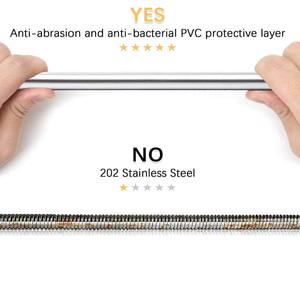 Tuyau de douche lisse <span class=keywords><strong>en</strong></span> PVC G1/2 "Fit Flexible Anti-Kink Tuyau de douche à main avec connexions métalliques Tuyau de douche flexible <span class=keywords><strong>en</strong></span> PVC - Product Image 5