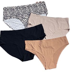 Tangas de mujer de seda helada, transpirables, de color liso <span class=keywords><strong>y</strong></span> con estampado floral, surtidas, de un solo pieza, existencias restantes de pedidos europeos <span class=keywords><strong>y</strong></span> americanos. - Product Image 5